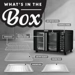 Gourmia 25 Qt French Door Air Fryer Oven