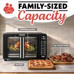 Gourmia 25 Qt French Door Air Fryer Oven