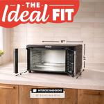 Gourmia 25 Qt French Door Air Fryer Oven