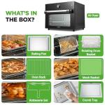 NutriChef 32 Quart Digital Air Fryer Oven