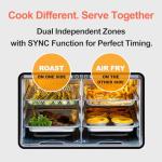 HotKing Dual-Zone 28 QT Air Fryer Oven Combo