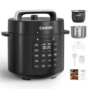 Carori 9-in-1 Dual Pot Electric Cooker, 6 Qt