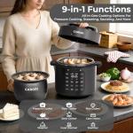 Carori 9-in-1 Dual Pot Electric Cooker, 6 Qt