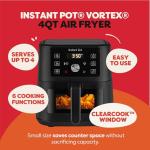 Instant Pot Vortex 4Qt 6-in-1 Air Fryer