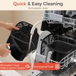 OSTBA 2.5QT Compact Air Fryer for Healthy Meals