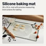 Amazon Basics Nonstick Silicone Baking Mat, 20x28 inches