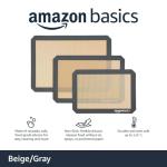 Amazon Basics Non-Stick Silicone Baking Mats (3-Pack)