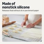 Amazon Basics Nonstick Silicone Baking Mat, 20x28 inches