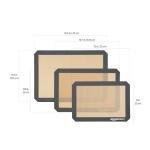 Amazon Basics Non-Stick Silicone Baking Mats (3-Pack)