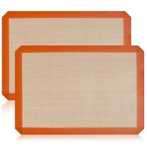 Luckyiren Non-Stick Silicone Baking Mats - 2-Pack
