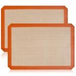 Luckyiren Non-Stick Silicone Baking Mats - 2-Pack