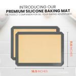 Reusable Silicone Baking Mats - Nonstick Baking Liners