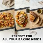 Zulay Kitchen Reusable Silicone Baking Mats - 2-Pack