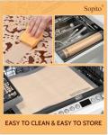 Sopito Non-Stick Silicone Baking Mats Set of 5