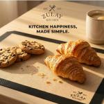 Zulay Kitchen Reusable Silicone Baking Mats - 2-Pack