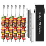 Stainless Steel BBQ Skewers Set with Storage Bag