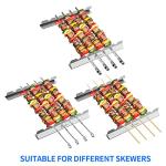 Stainless Steel BBQ Skewers Set with Storage Bag