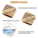 BearMoo Stainless Steel BBQ Skewers Set of 6