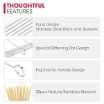 Unicook BBQ Shish Kabob Set with Skewers