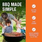 Stainless Steel Kabob Skewer Rack with Rotating Skewers