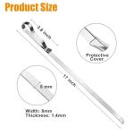 Fengzhe 17-Inch Stainless Steel BBQ Skewers Set