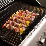 Stainless Steel Kabob Skewers Rack Set of 2