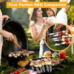 Fengzhe 17-Inch Stainless Steel BBQ Skewers Set