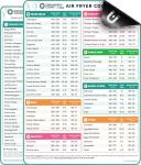 Air Fryer Cheat Sheet Set for 80+ Foods