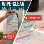 Air Fryer Cheat Sheet Set for 80+ Foods