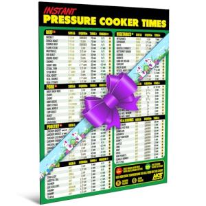 Instant Pot Cheat Sheet Magnet for Quick Cooking