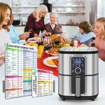 Air Fryer Cooking Times Magnetic Cheat Sheet