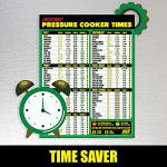 Instant Pot Cheat Sheet Magnet for Quick Cooking