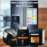 Air Fryer Cooking Times Magnetic Cheat Sheet