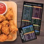Air Fryer Cooking Times Magnetic Cheat Sheet Set