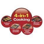 Hamilton Beach 4-in-1 Indoor Grill & Griddle Combo