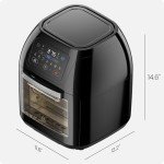 CHEFMAN Digital Air Fryer with Rotisserie & Dehydrator