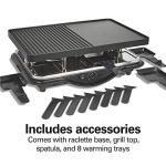 Hamilton Beach Indoor Electric Raclette Grill for 8