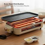 OVENTE 2-in-1 Smokeless Electric Grill & Griddle