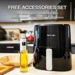 RAMJOY 3.8 Quart 8-in-1 Air Fryer Black