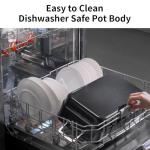 10-Quart 8-in-1 Programmable Multi-Cooker with Grill Pan