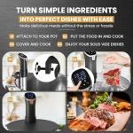 CRUXO Sous Vide Cooker Kit with App Control
