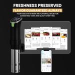 CRUXO Sous Vide Cooker Kit with App Control