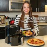 RAMJOY 3.8 Quart 8-in-1 Air Fryer Black
