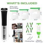 Sous Vide Immersion Cooker Kit with Accessories
