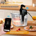 Sous Vide Cooker with Wi-Fi and 30 Recipes