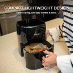 RAMJOY 3.8 Quart 8-in-1 Air Fryer Black