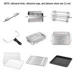 GoWISE USA 12.7-Quart 15-in-1 Air Fryer Oven