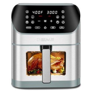 DEIME 8.5 QT Electric Air Fryer with 10 Presets