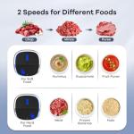 Ganiza 2-Speed Food Processor with Stainless Steel Bowls