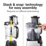 Hamilton Beach Stack & Snap Food Processor